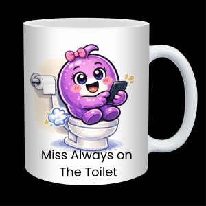 mrs i'm always on the toilet mug (copy)